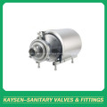 Sanitary round cover open impeller centrifugal pump